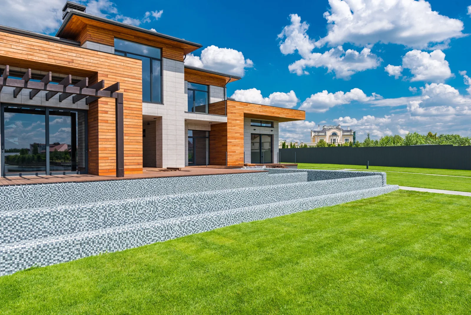 A modern rear extension